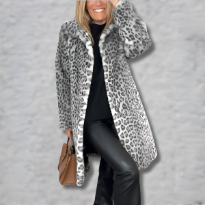 Stilla | Klassisk leopardfrakke