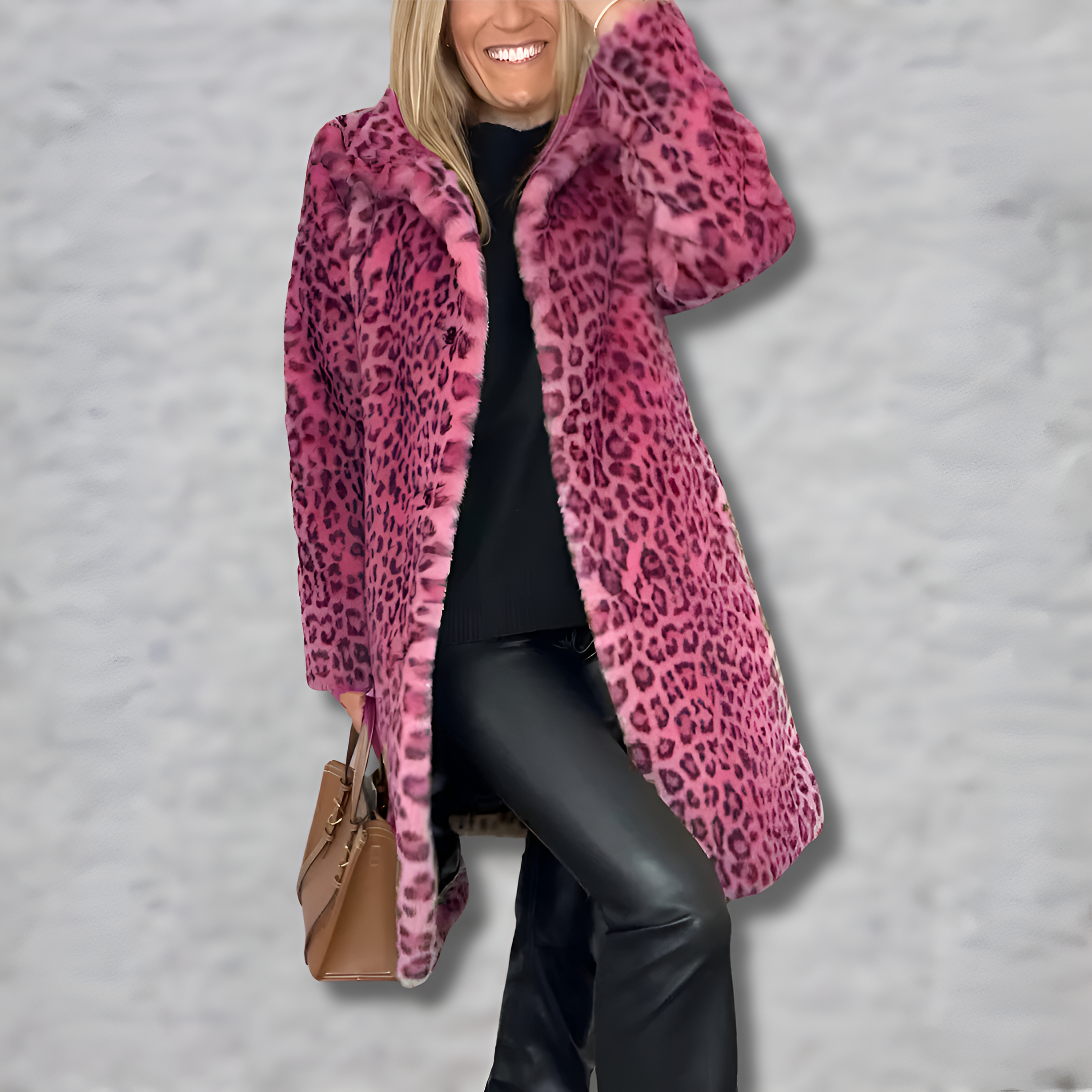 Stilla | Klassisk leopardfrakke