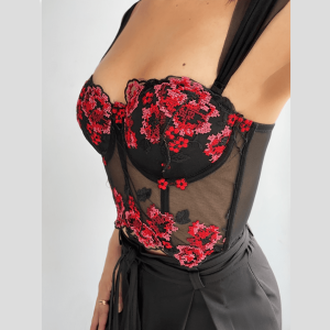 Stilla | Rose Trykt Body