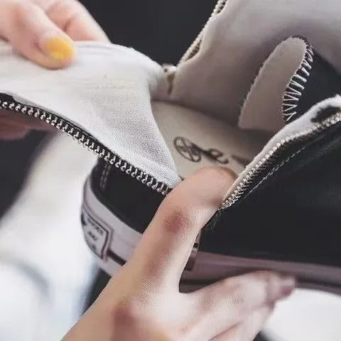 Stilla | Fashionable Hidden Heel Canvas Shoes til kvinder