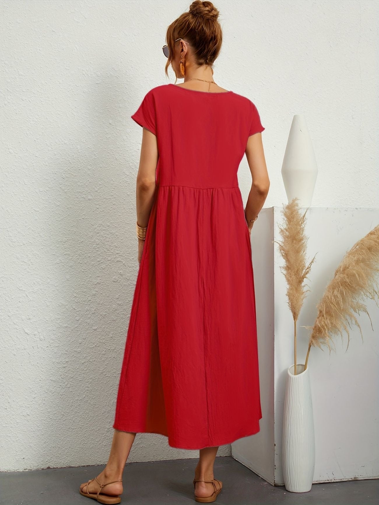 Stilla | O-Neck Casual Dress