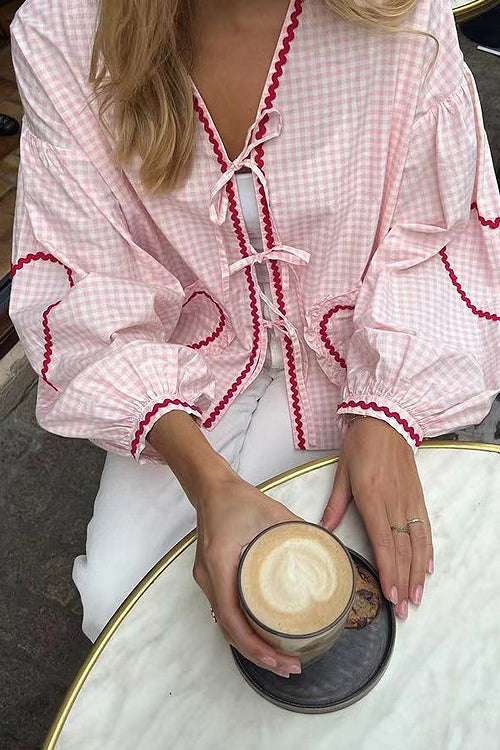 Stilla | Perfectly You Bind Front Gingham Til Toppen 10 Farver