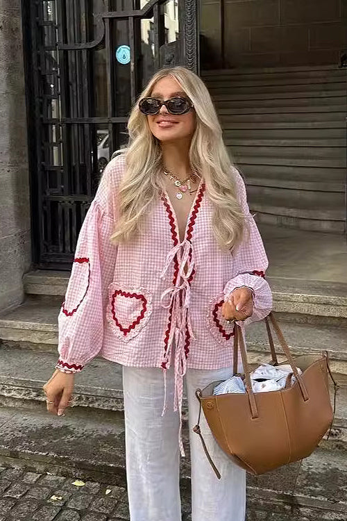 Stilla | Perfectly You Bind Front Gingham Til Toppen 10 Farver
