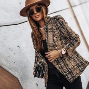 Stilla | Luksusblazer Med Ruder