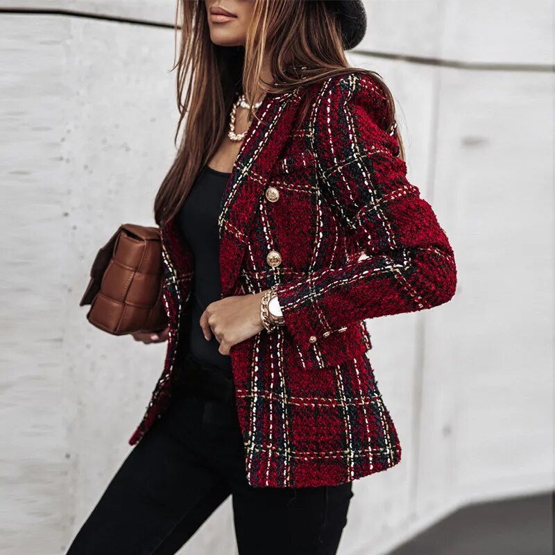 Stilla | Luksusblazer Med Ruder