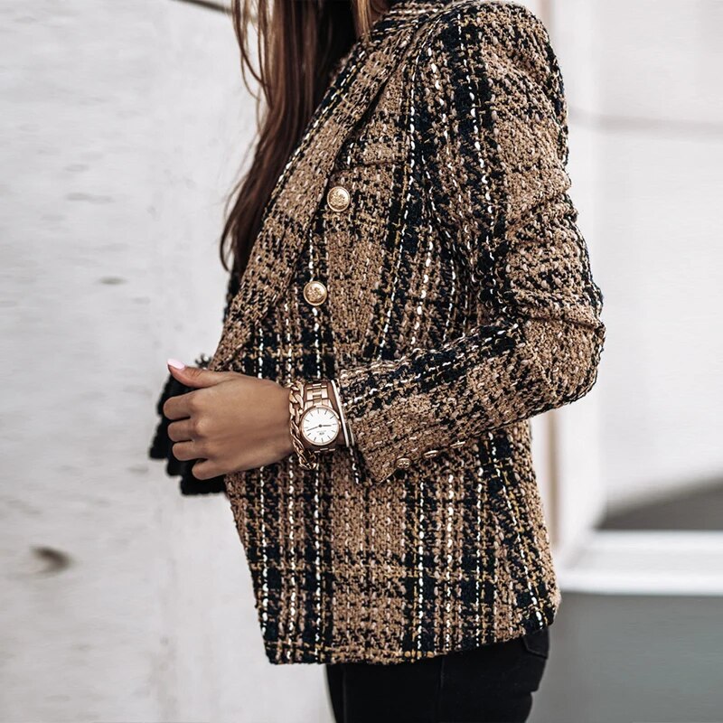 Stilla | Luksusblazer Med Ruder