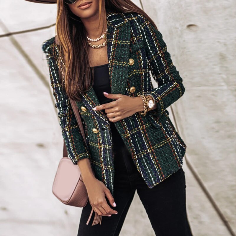 Stilla | Luksusblazer Med Ruder
