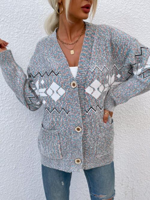 Stilla | Pocketed Button up Cardigan