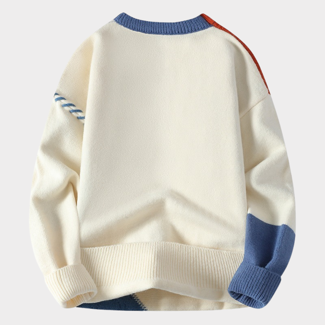 Stilla | Patchwork-Pullover Rabat