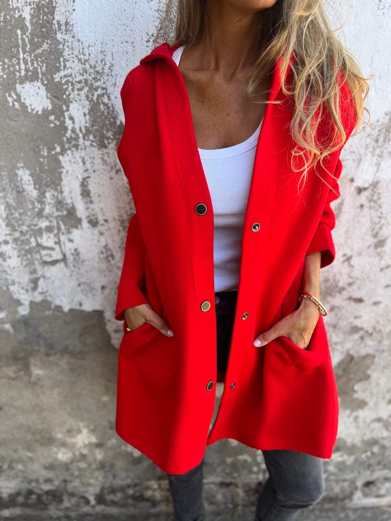 Stilla | Pullover i Uld med Knaplukning