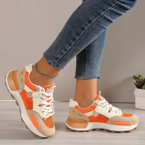 Stilla | Stilfulde Dame Sneakers Colorblock Design Med Høj Bærekomfort Levere