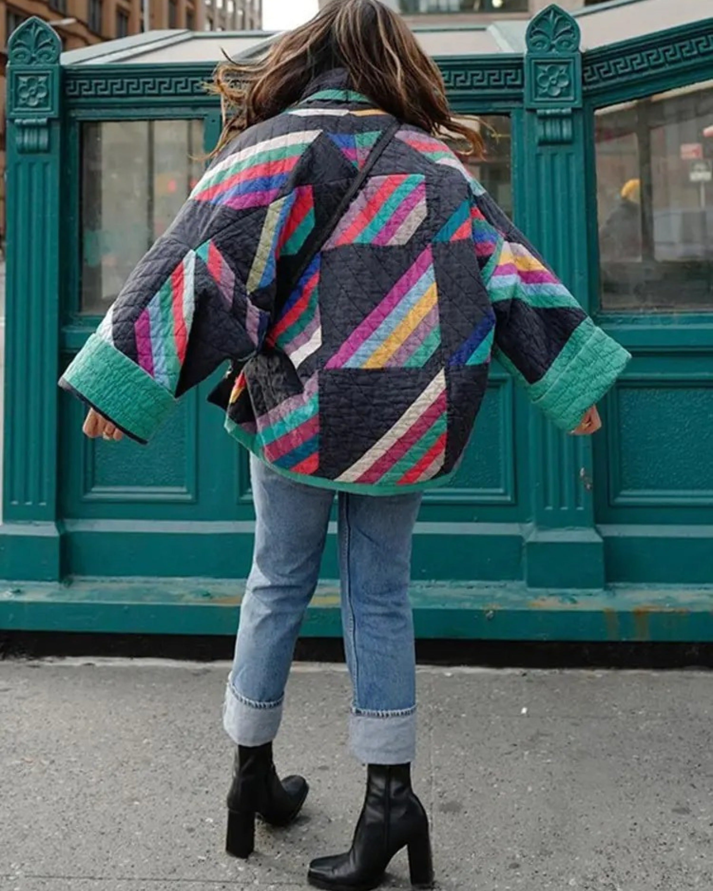 Stilla | Vintage-vest i overdimensioner Online salg