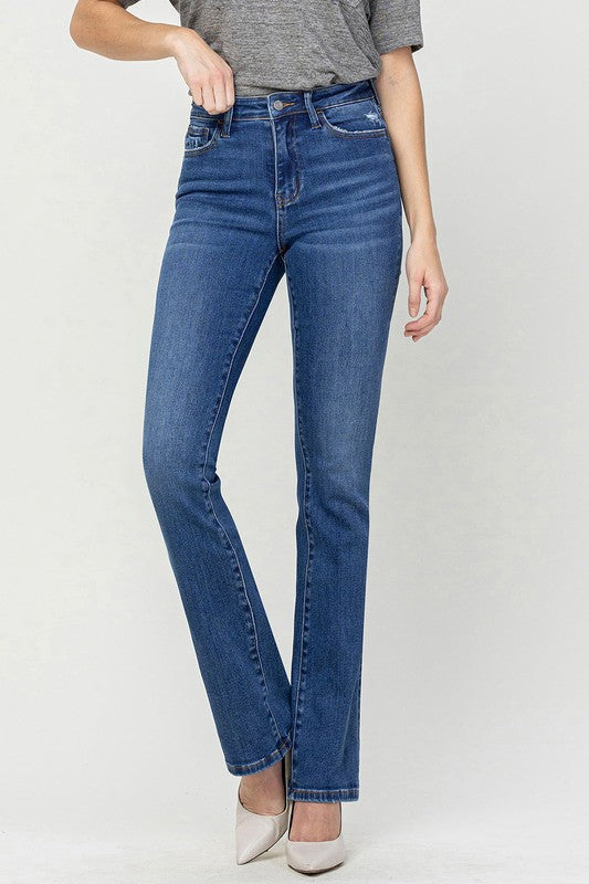 Stilla | Rise Bootcut Jeans Online Hot Salg