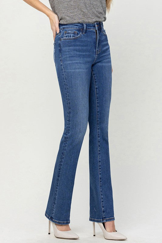 Stilla | Rise Bootcut Jeans Online Hot Salg