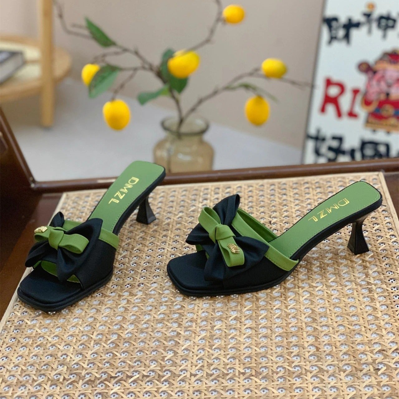 Stilla | Elegant SlipOn Hælsandaler til kvinder