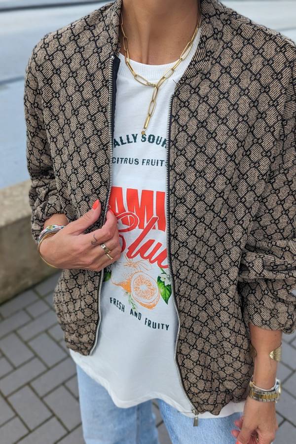 Stilla | Oversize bomberjakke moderne Rabat