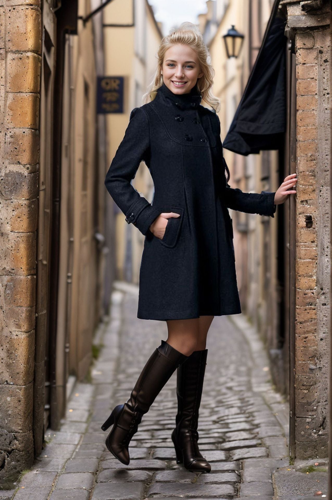 Stilla | Elegant frakkekjole