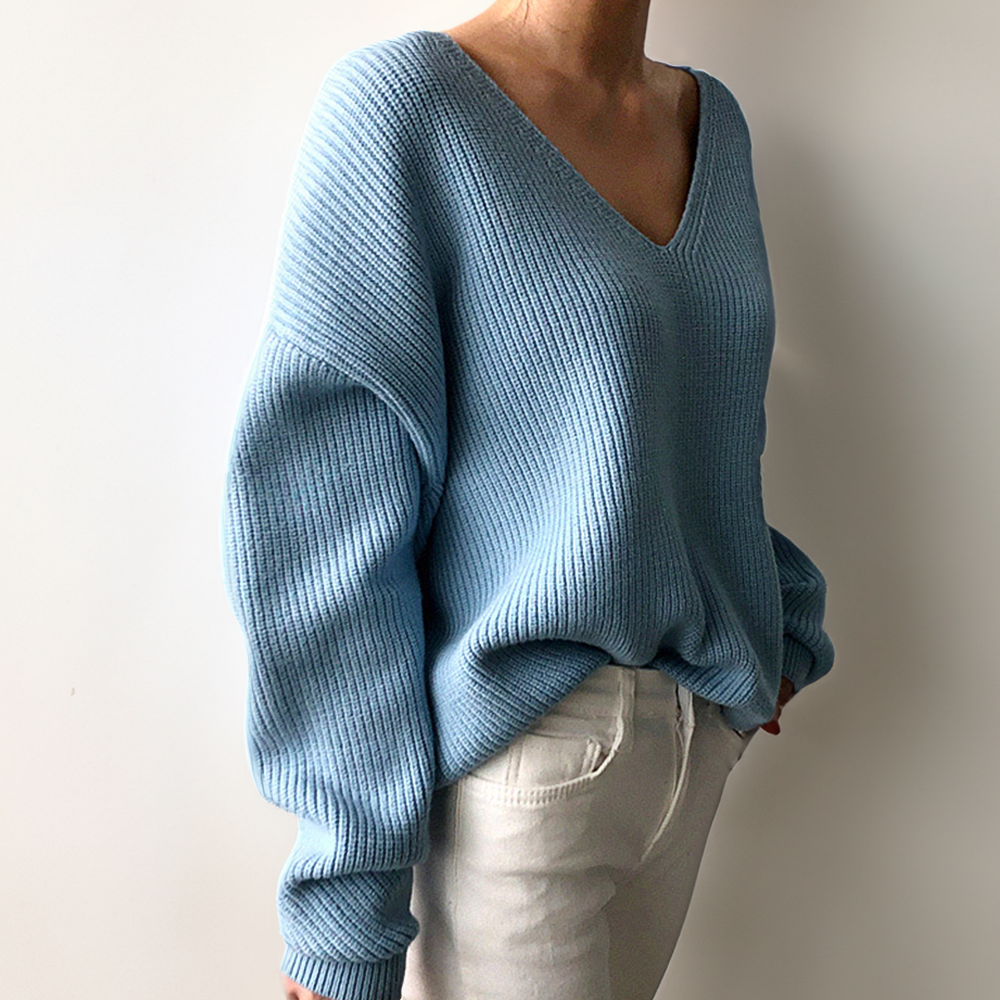 Stilla | Pullover i blødt strikmix