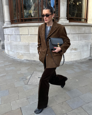 Stilla | Klassisk ruskindsblazer med charme