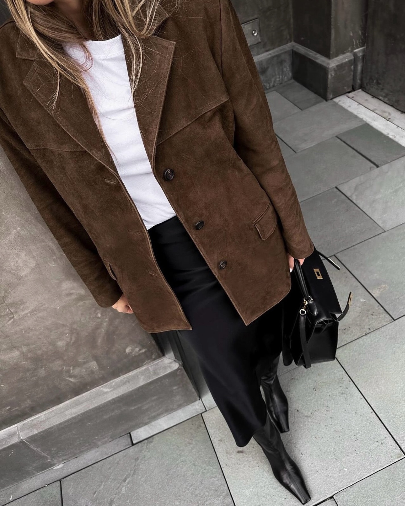Stilla | Klassisk ruskindsblazer med charme