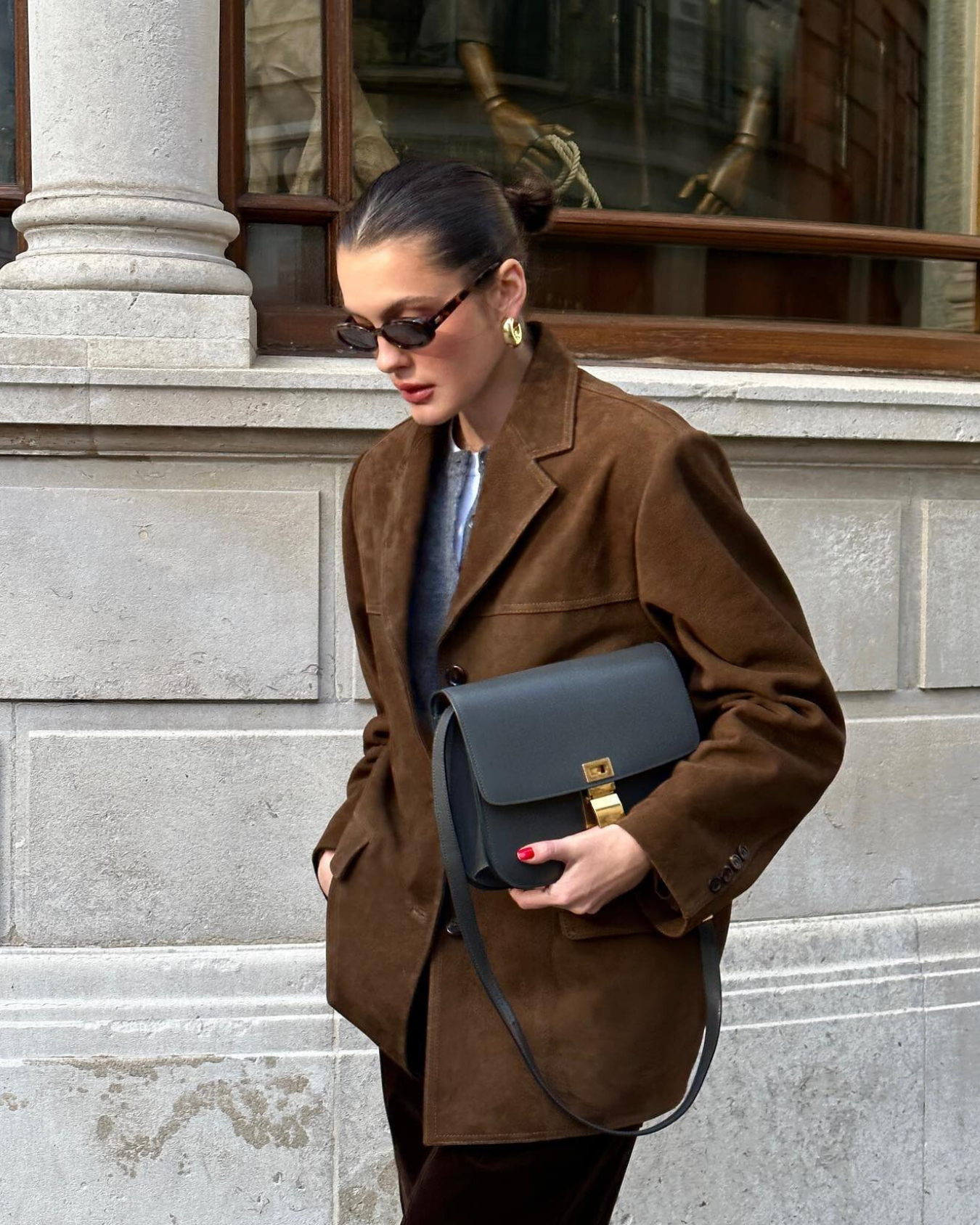 Stilla | Klassisk ruskindsblazer med charme