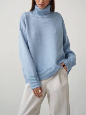 Stilla | Oversized Varm Turtleneck Sweater