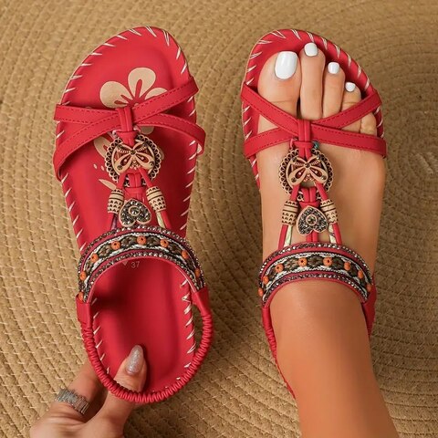 Stilla | Boho Flat Sandals