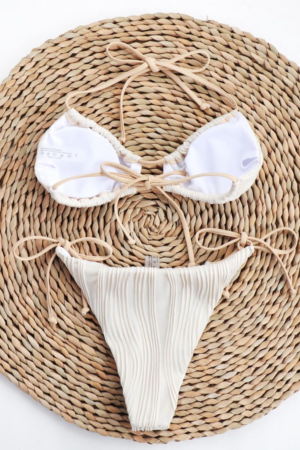 Stilla | Halterneck Tied Bikini Set