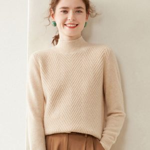 Stilla | Pullover Med Ståkrave, Kort, Bred