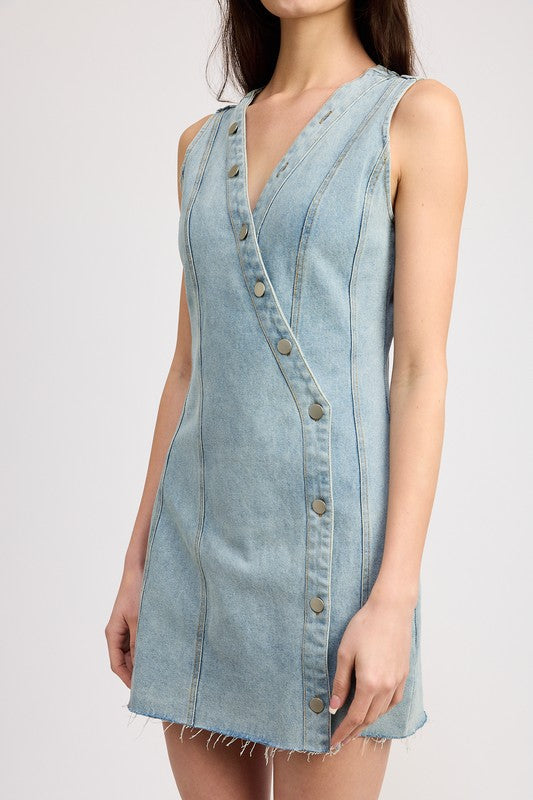 Stilla | Denim Mini Kjole