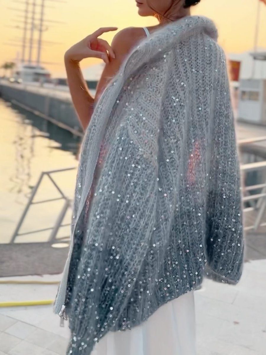 Stilla | Komfortabel sweater med pailletter