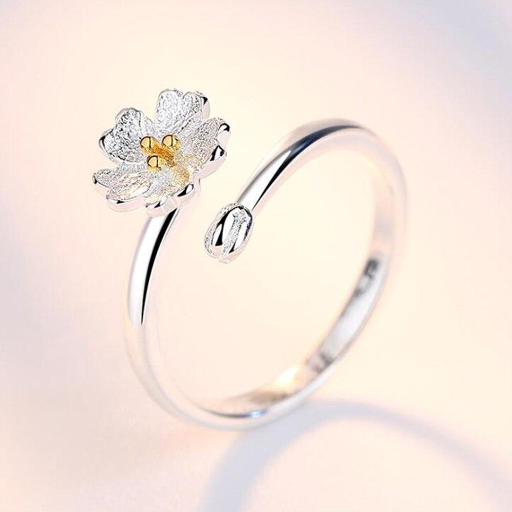 Stilla | Ring Blomst Retro (sølv)