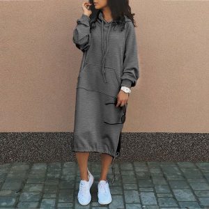Stilla | Langt hættekjole til hyggelige outfits