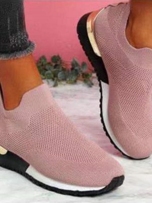 Stilla | Slip on Sneakers Åndbart Strikmesh Stødabsorberende Sål Komfort Fit