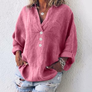 Stilla | Eleganter Pullover Aus Baumwolle Leinen