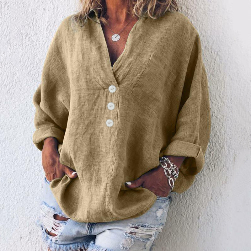 Stilla | Eleganter Pullover Aus Baumwolle Leinen
