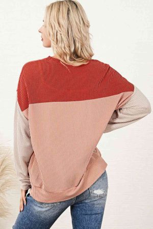 Stilla | Block Droppet Skulder T-shirt
