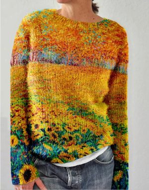 Stilla | Farverig Sweater
