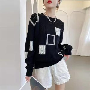 Stilla | Afslappet Geometrisk Pullover