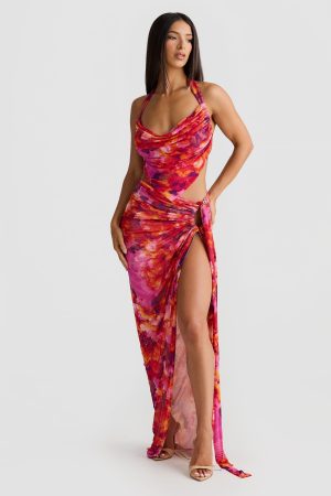 Stilla | Blomstrende Sommerkjole i Let Stof