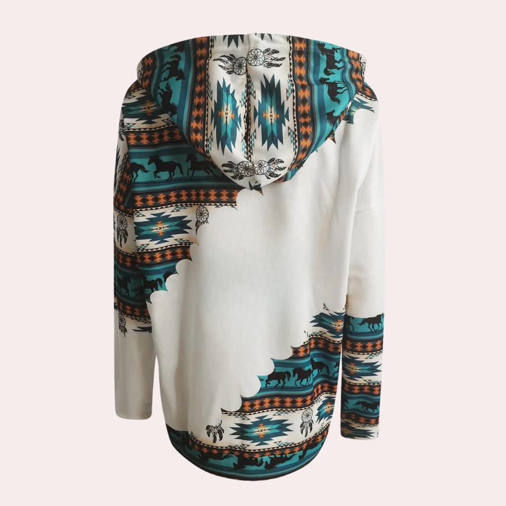 Stilla | Mønstret Sweatshirt Til Damer