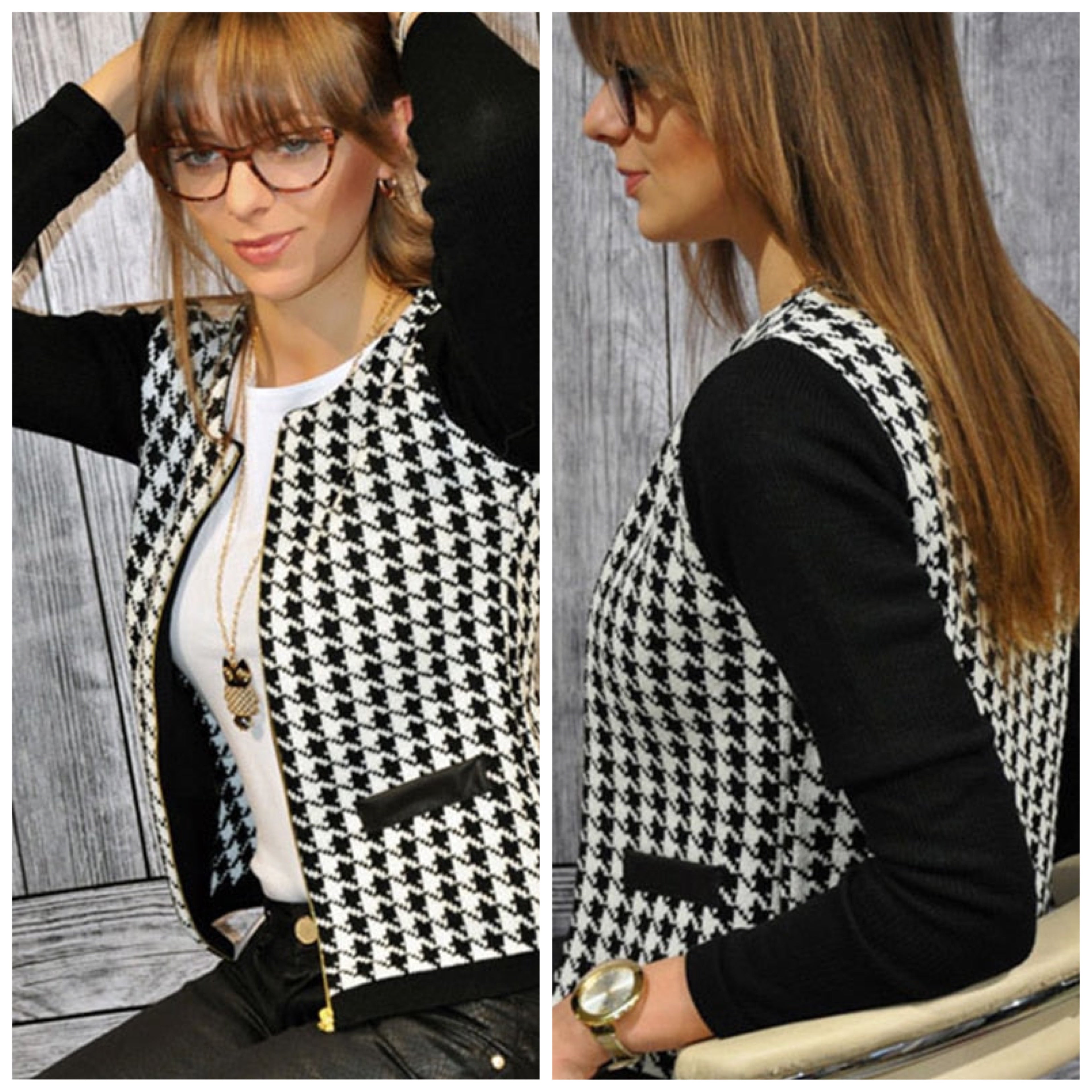 Stilla | Elegant Lunt Strikmantel Online salg