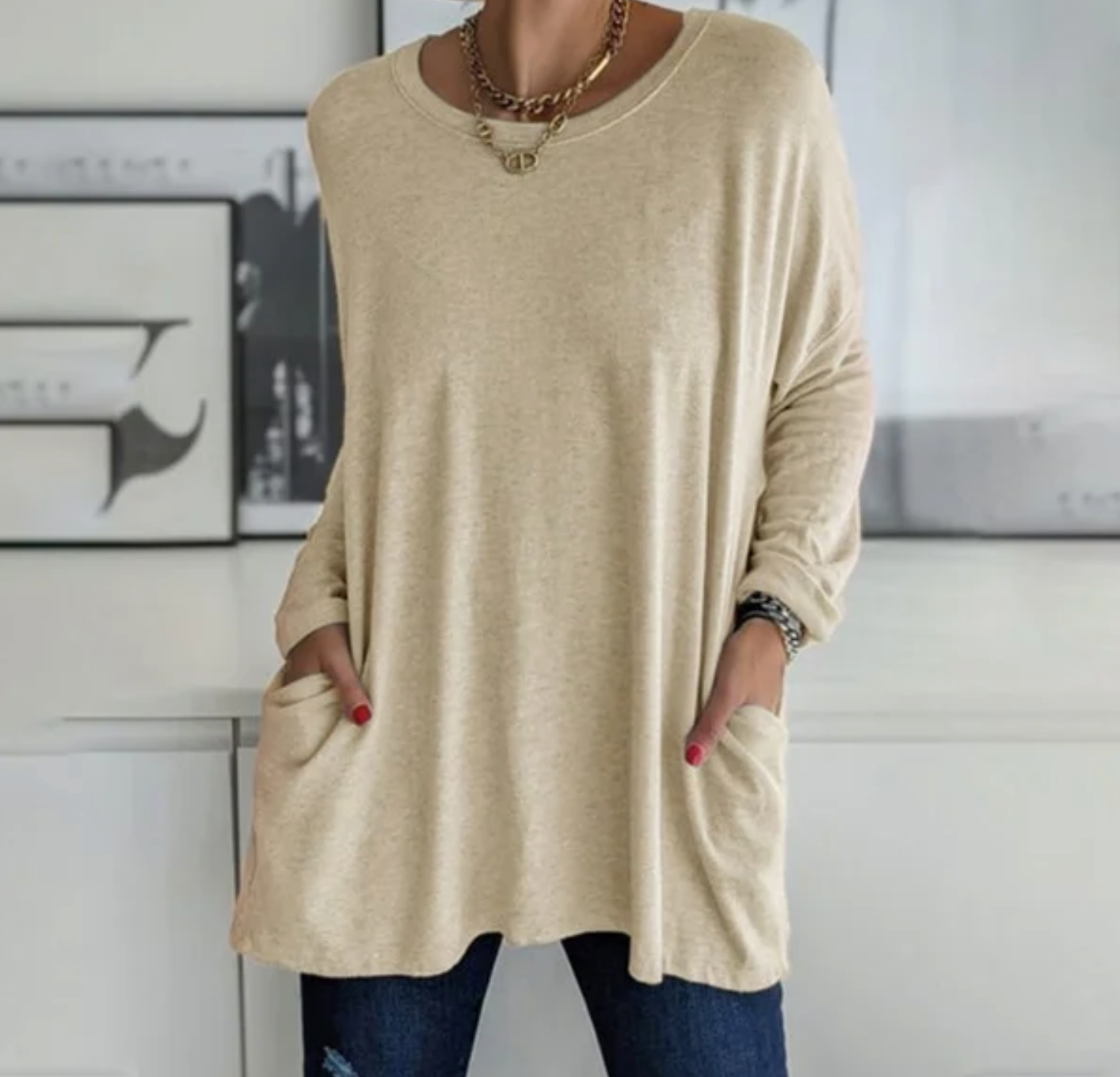 Stilla | Langærmet T-shirt Til Hele Dagen Komfort Levere