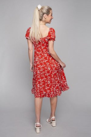 Stilla | Sweetheart Neck Dress Udsalg