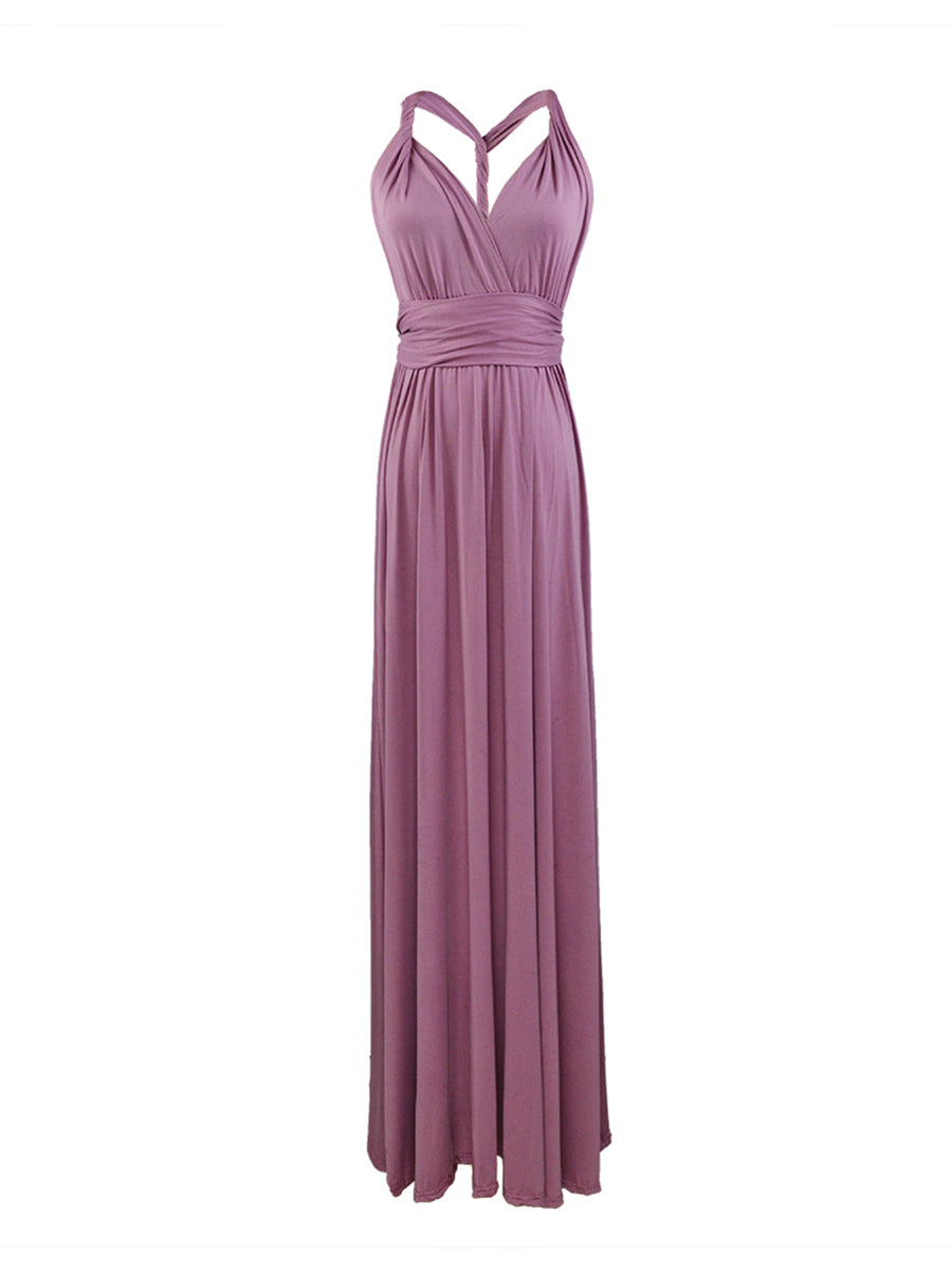 Stilla | Sexy Kvinder Multi Vej Wrap Boho Maxi Kjole
