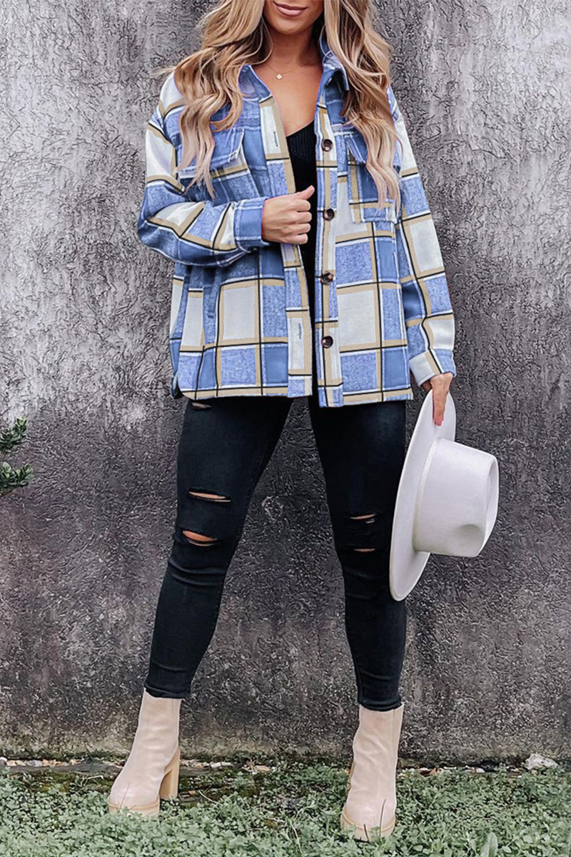 Stilla | Mode Bluse med Rutig Patchwork-Design