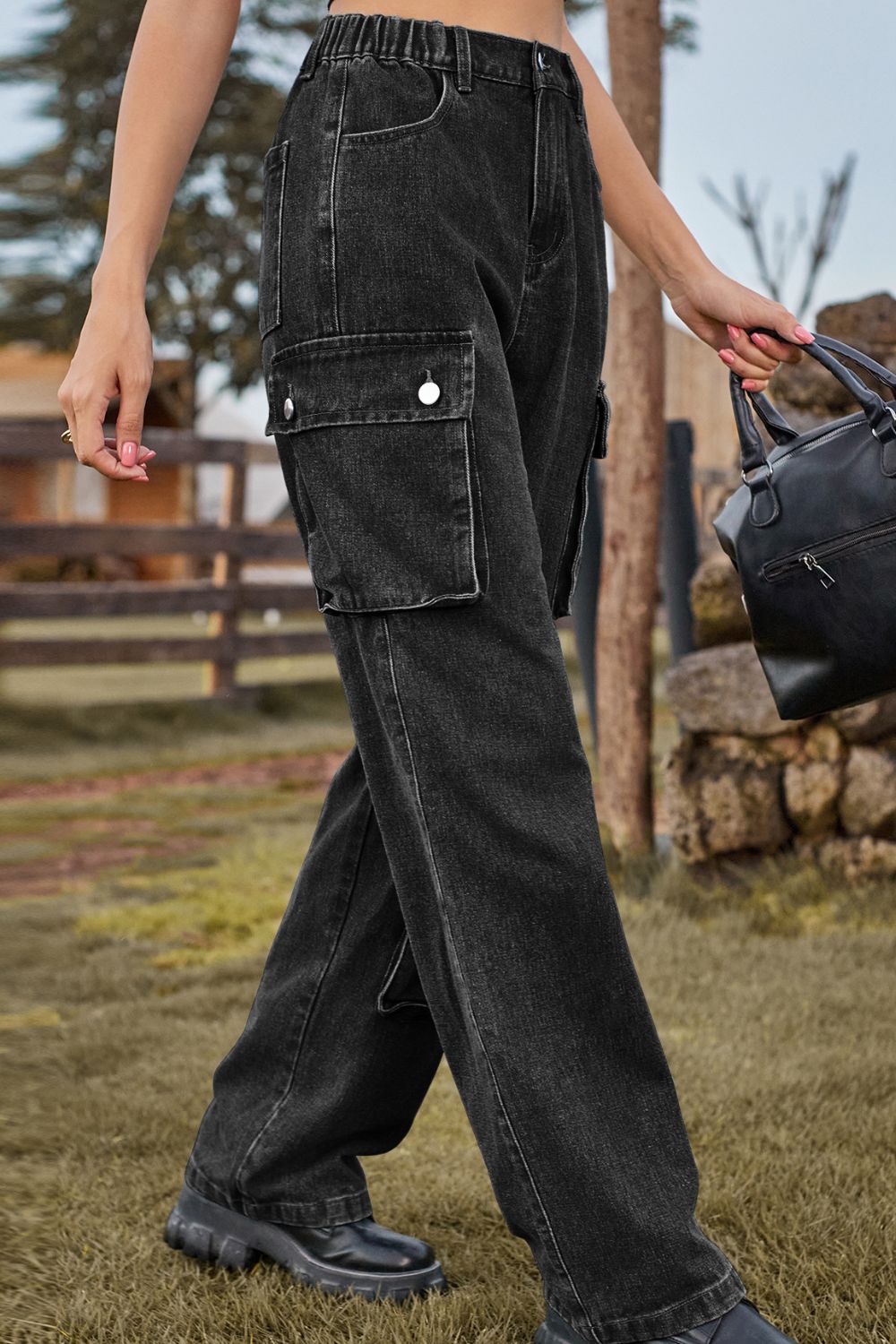 Stilla | Fit Lange Jeans Med Lommer
