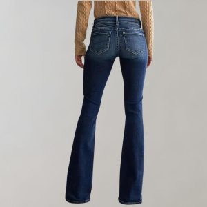 Stilla | Flare Jeans med Høj Talje Denim Klassisk & Elegant