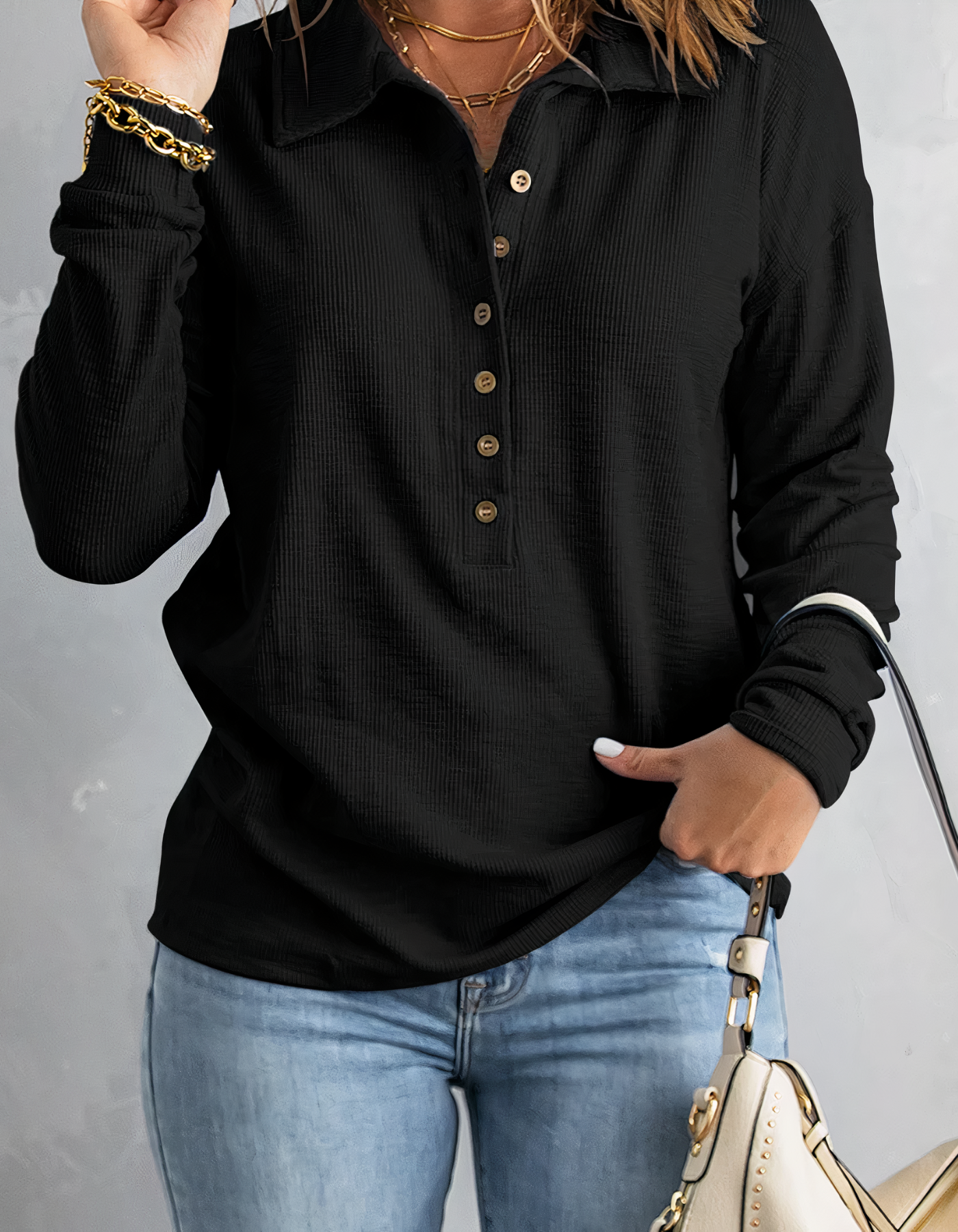 Stilla | Ærmet Polo Shirt Til Kvinder
