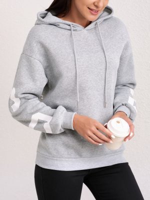Stilla | Hættetrøje med Print Bomuld Chicago New York Design Online salg